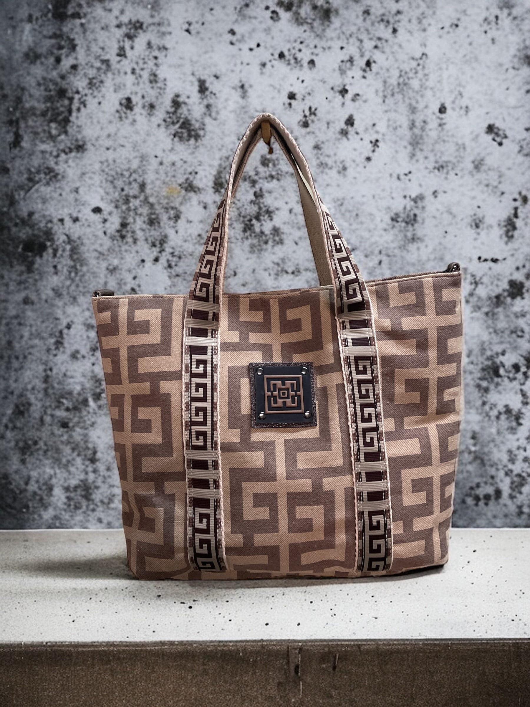 Midneto Calypso II Multi Bag, Καφέ-Ανοιχτό Καφέ Χρώμα