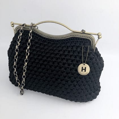 Retro Vintage Bag, Μαύρο Χρώμα