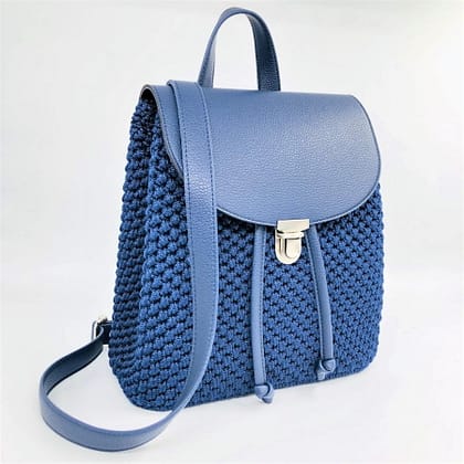 Τσάντα Πλάτης Julieta, Μπλέ Navy Χρώμα