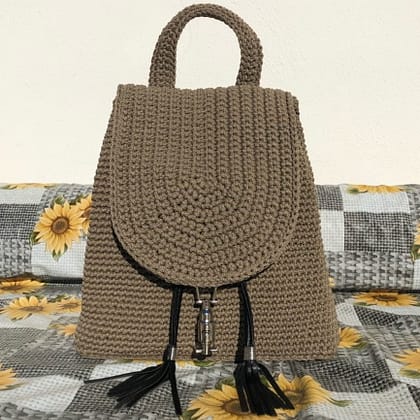 Τσάντα Πλάτης Helen, Μπέζ Πούρο