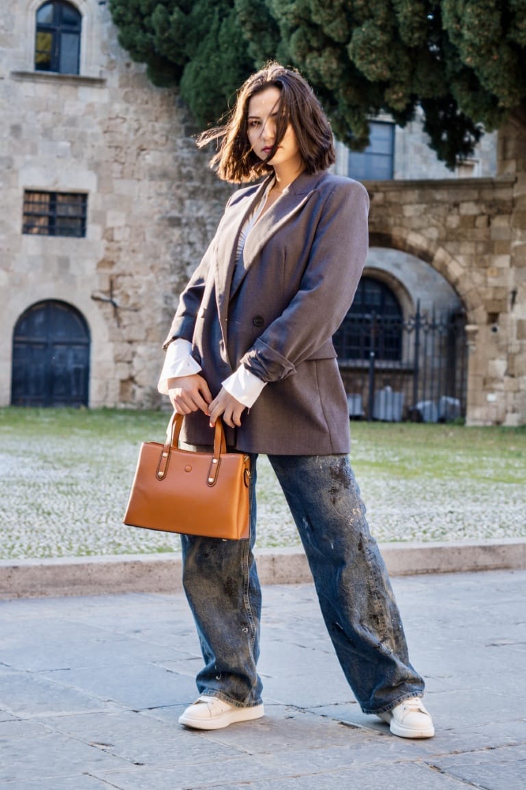 Δερμάτινη Τσάντα Χειρός Julie - Image 3