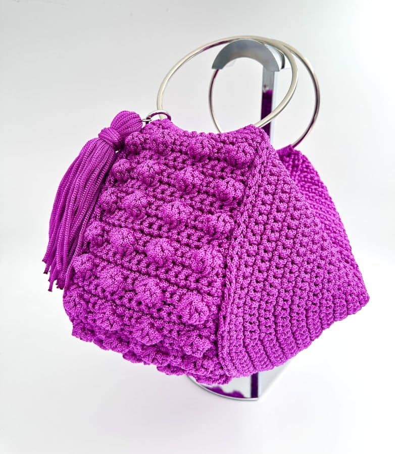 Cindy All Day Hand Bag, Φούξια Χρώμα