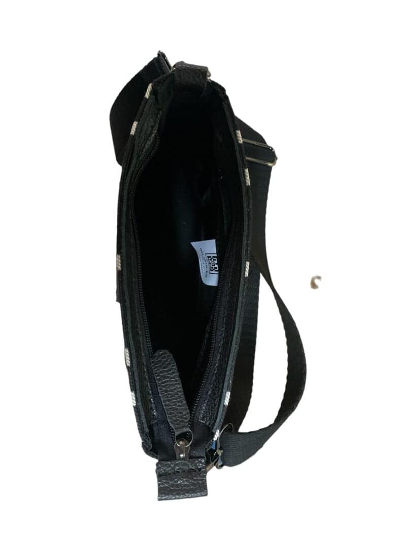 Midneto MD 001 Beige Black Labyrinth Bag - Image 3