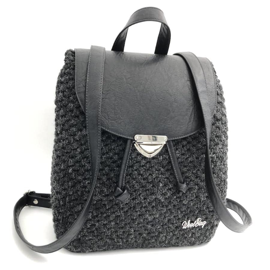 Backpack Julieta, Βιντάζ Μαύρο Winter