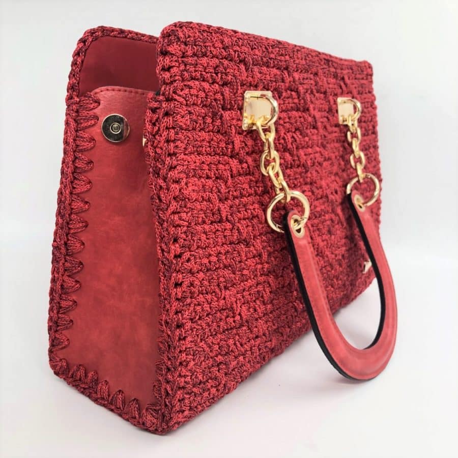All Day Bag Rozalia, Κόκκινο Χρώμα - Image 5