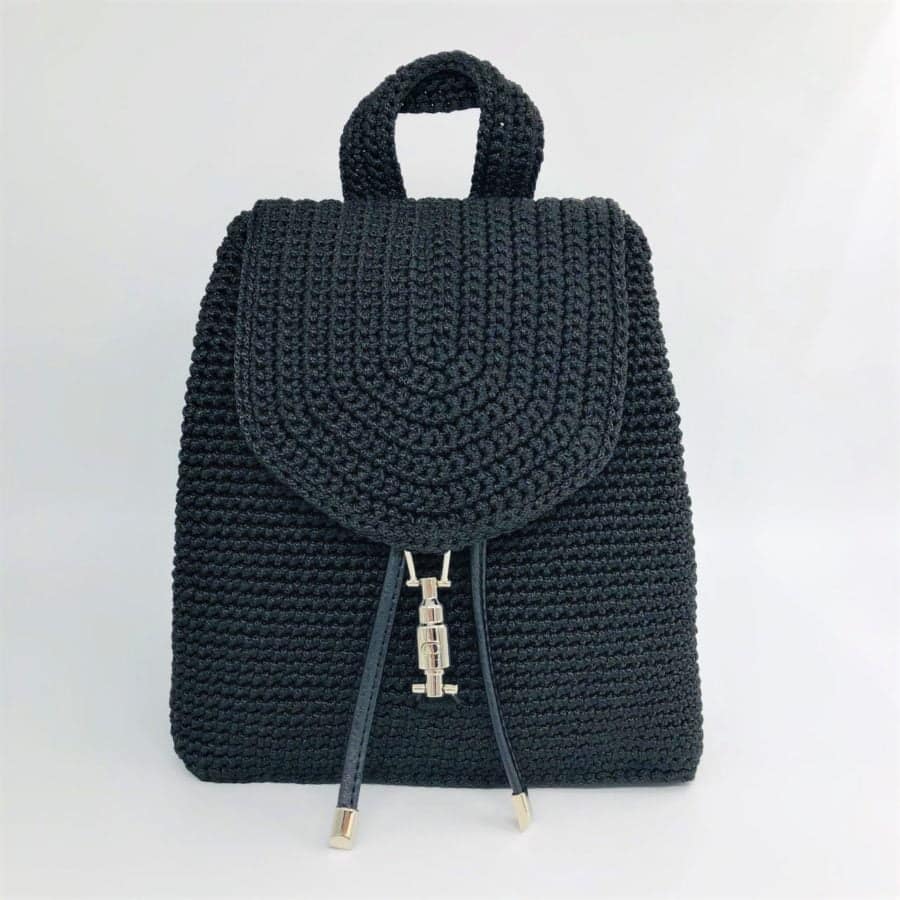 Τσάντα Πλάτης Helen - Μαύρο Χρώμα