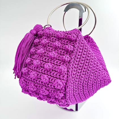 Cindy All Day Hand Bag, Φούξια Χρώμα