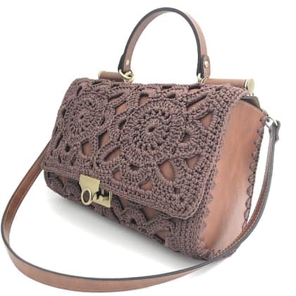 Dolce Athina All Day Bag, Καφέ Χρώμα