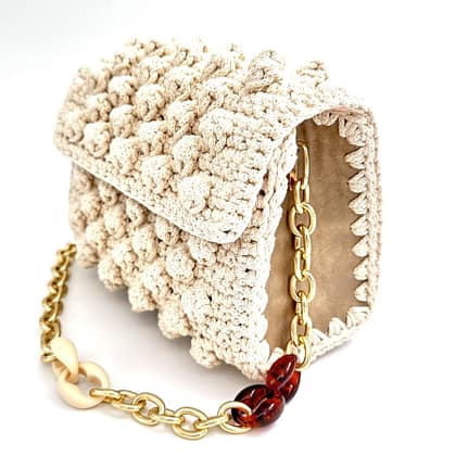 Shoulder Bag Bubblegum - Εκρού Χρώμα