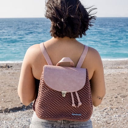 Τσάντα Πλάτης Julieta, Χρώμα Σάπιο Μήλο