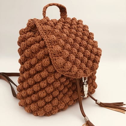 Τσάντα Πλάτης Bubble , Καφέ Ταμπά Χρώμα